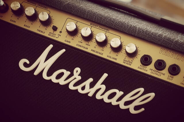 Marshall amplifier knobs volume